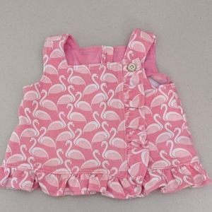 Janie and Jack Flamingo ruffle top